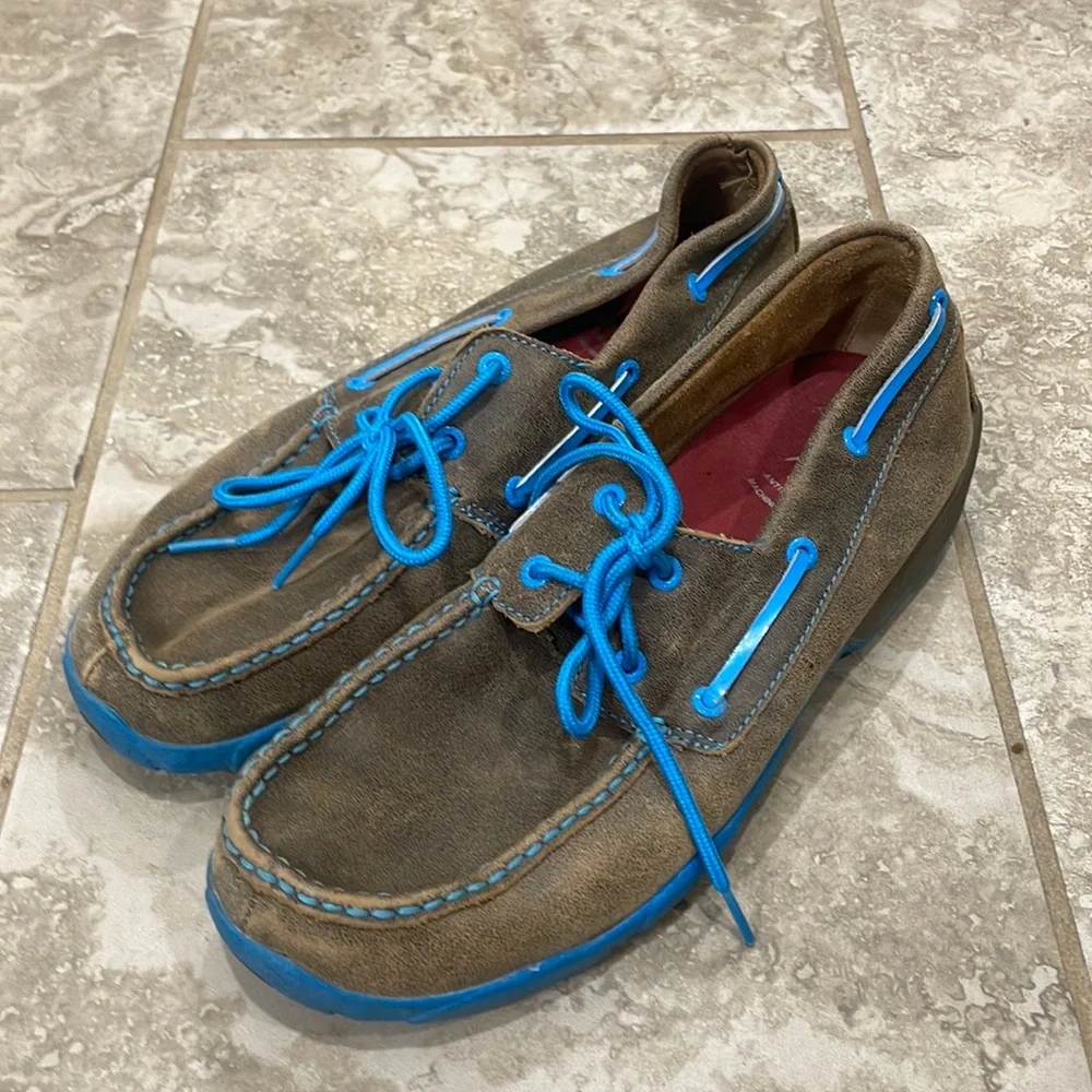 Twisted‎ X Men's Boat Shoe Driving Moc Sz 9